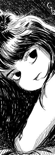 black and white